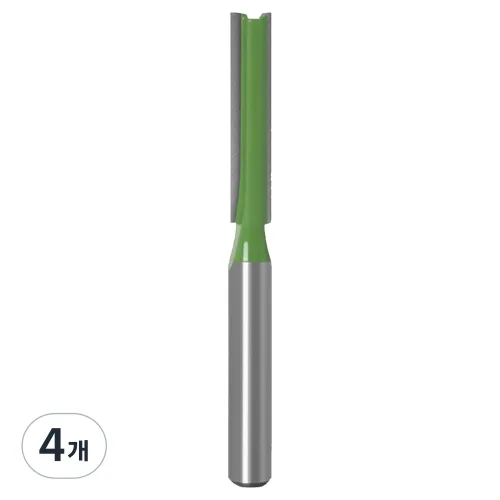 공구엔 트리머비트 생크 6mm 평비트 6mm, 4개