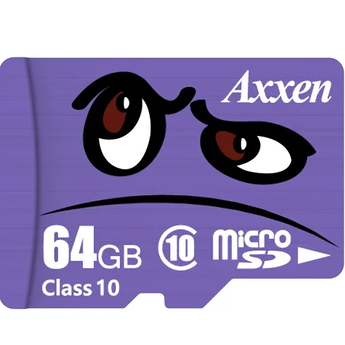 액센 프리미엄 캐릭터 마이크로 SD카드 MSD, 64GB, 1개
