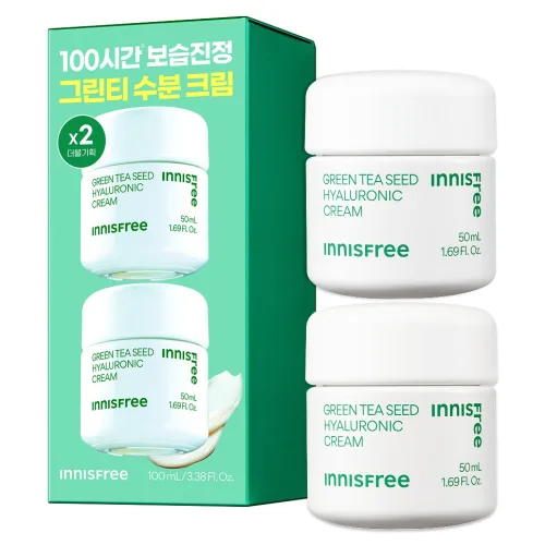 [비건뷰티] 이니스프리 그린티 씨드 히알루론산 고수분 크림