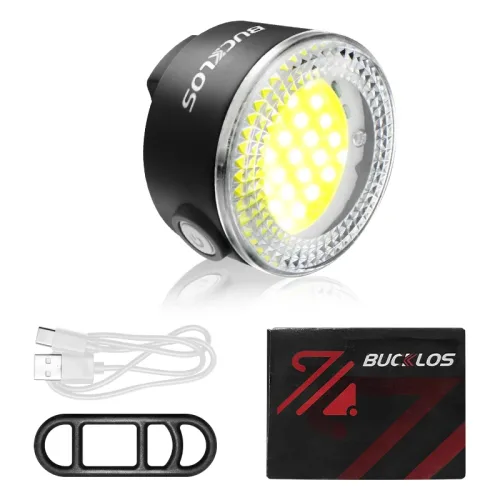 BUCKLOS COB 자전거 미등 헤드 라이트 USB 충전식 자전거 안전 경고등 MTB LED 전면 후면 랜턴 사이클링 램
