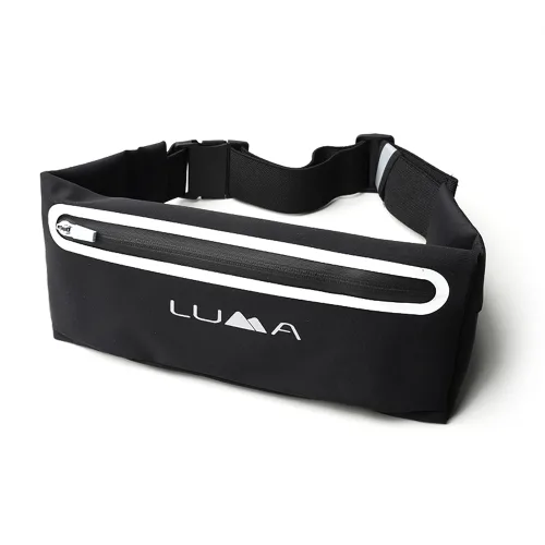 에이오빅 경량 LUMA 루마 러닝 벨트 가방 힙색 스마트폰 등산 마라톤, 1개, 블랙