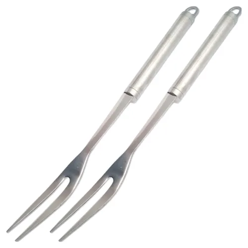 로이홈 다용도 주방 올스텐 바베큐 대형 포크 30.5cm, 실버, 2개