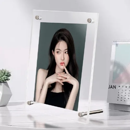 아크배라 인테리어 아크릴 스탠드 액자, 1개, 투명