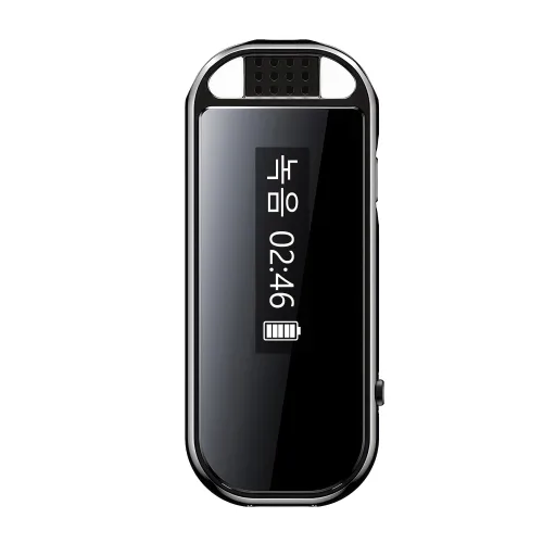 RUN기술 고성능 휴대용 초소형 장시간 녹음기 64GB, 블랙, JXT-880J