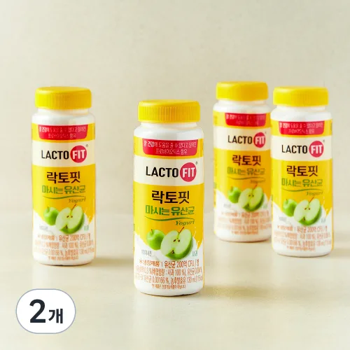 종근당건강 락토핏 마시는 유산균 사과, 130ml, 4개입, 2개