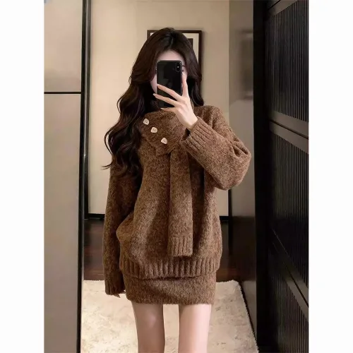 COSYEVNO 여성 원피스 겨울용 편안함 유행 일상 스커트 SXQlyq-640