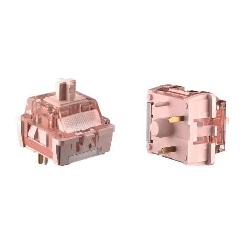 LEOBOG 저소음솜사탕축 리니어 스위치 5핀 공장윤활 키보드 스위치 100개 패키지, 100PCS, LEOBOG Slient Switch