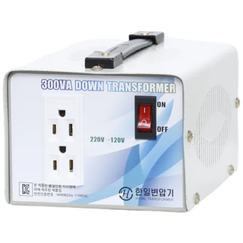 300va 220-120 다운변압기 / 한일트랜스/도란스/ 미국제품을 한국에서 사용, 1개