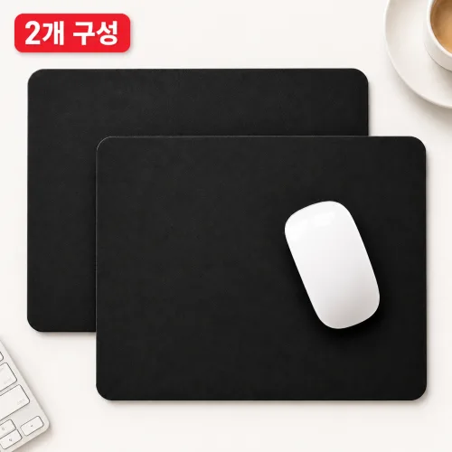 아이코지 PU 슬림 생활방수 사무용 휴대용 마우스패드