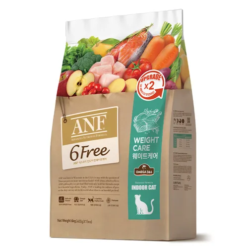 ANF 식스프리 인도어 캣 웨이트케어, 닭, 6kg, 1개