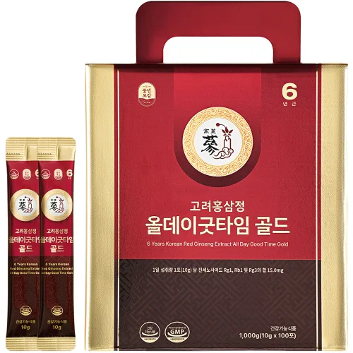 풍년보감 6년근 고려홍삼정 올데이굿타임 골드, 1kg, 1개