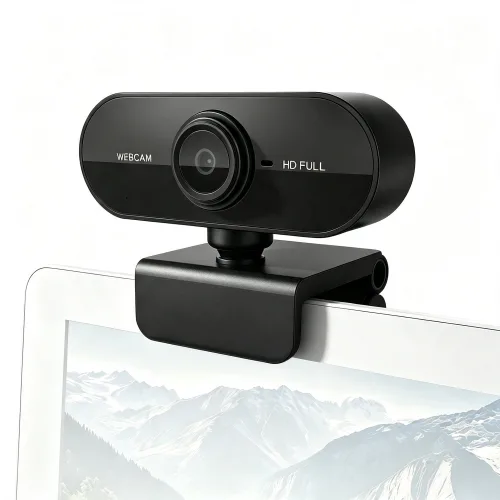 1080P HD 웹캠 내장마이크 USB2.0 카메라 화상회의 온라인수업 방송용 pc 웹캠, 검은색-865, BLZ-33