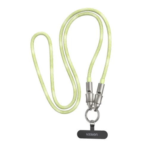 UGREEN 유그린 USB-C to C 60W PD 고속 충전 랜야드 케이블, 1개, 초록색, 1.2m