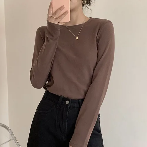 5컬러 부드러운 기본 라운드넥 고퀄리티 데일리 티셔츠