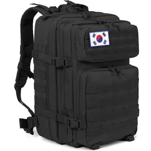 45리터 대용량 군용 전술 백팩 여행 캠핑 피트니스 하이킹 백팩