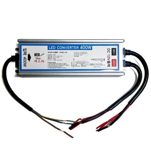 LED 컨버터 SMPS DC12V 400W JD 방수 간판 안정기 3구 모듈, 1개