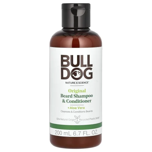 Bulldog Skincare For Men 남성용 오리지널 수염 샴푸 & 컨디셔너 200ml(6.7fl oz)