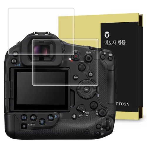 벤토사 캐논 EOS R1 카메라 강화유리 액정보호필름 2p 세트, 1세트, 단일상품