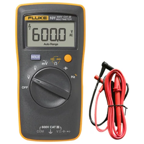 FLUKE 포켓 디지털 미터 FLUKE-101 AAA건전지 추가 증정, 1개