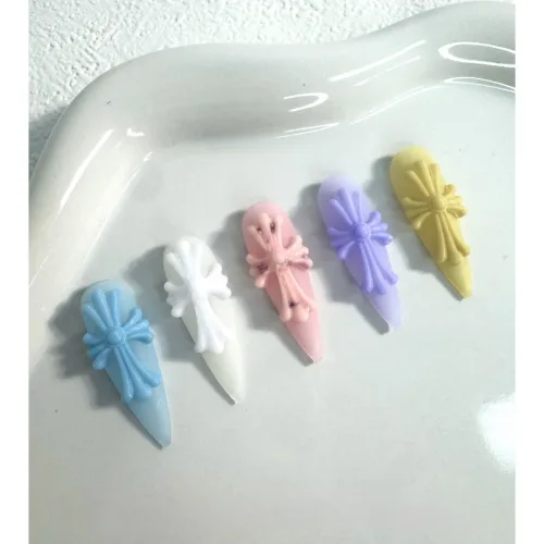 십자가 네일몰드 3D 크롬십자가 레진아트