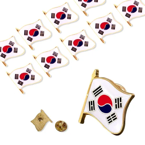 휘날리는 태극기 뱃지, 뱃지 선물