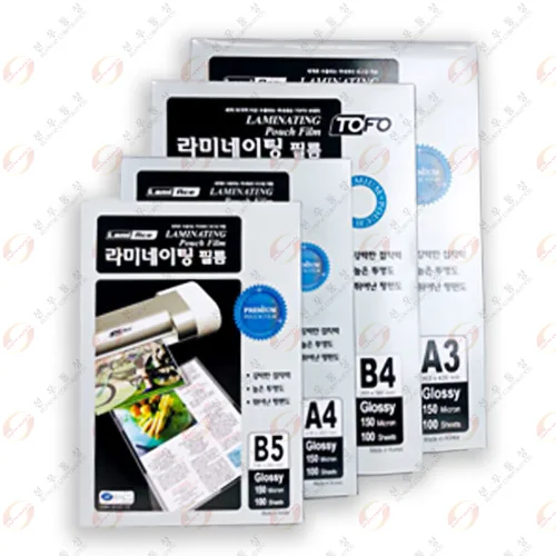 선우통상 국산 코팅필름 A4 150MIC 100매, 100개