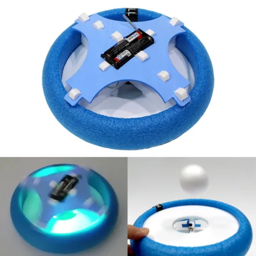 건사이언스 2in1 LED 호버크래프트 과학실험키트