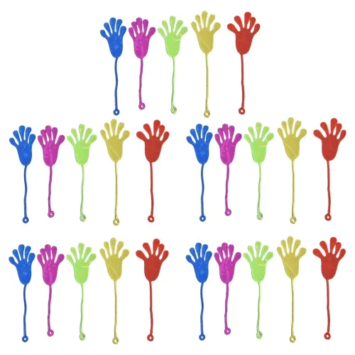 손바닥 끈끈이 찐득이 5종 x 5p, 블루, 그린, 옐로, 레드, 퍼플, 1세트