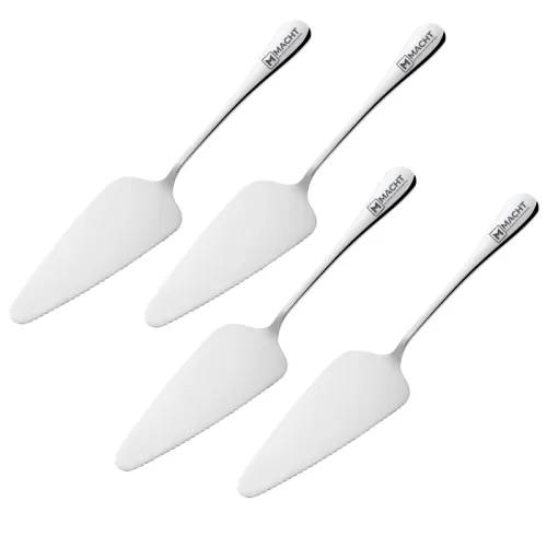 독일 마흐트(MACHT) 올스텐 파흐만 삼각스페치 케이크 피자 터너, 실버Silver, 4개