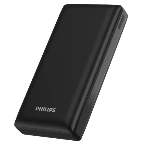 필립스 슬림 QC3.0 양방향 고속충전 대용량 PD20W 보조배터리 20000mAh 멀티단자, 블랙, DLP7721C