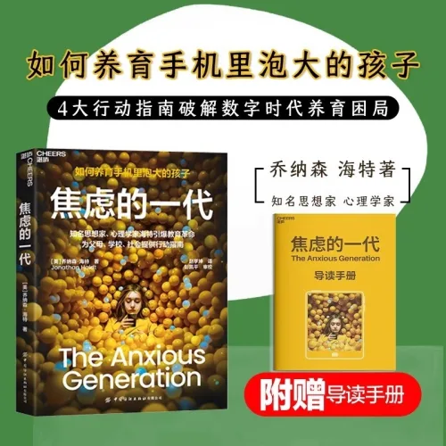 중국어 원서 불안 세대 焦虑的一代 조너선 하이트 Jonathan Haidt The Anxious Generation