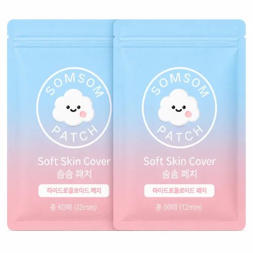 솜솜패치 하이드로콜로이드 트러블 스팟 패치 60매 (티 안나는 밀착력), 1개, 60개입