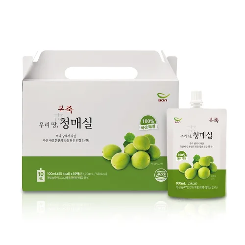 우리 땅, 청매실, 10개, 100ml