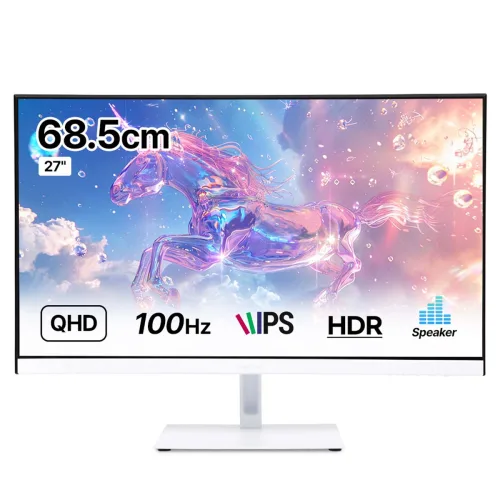 인터픽셀 QHD IPS 컴퓨터 모니터 화이트 100Hz, 68.5cm, IPQ2726(무결점)