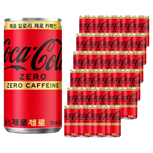 코카콜라 제로제로, 190ml, 30개