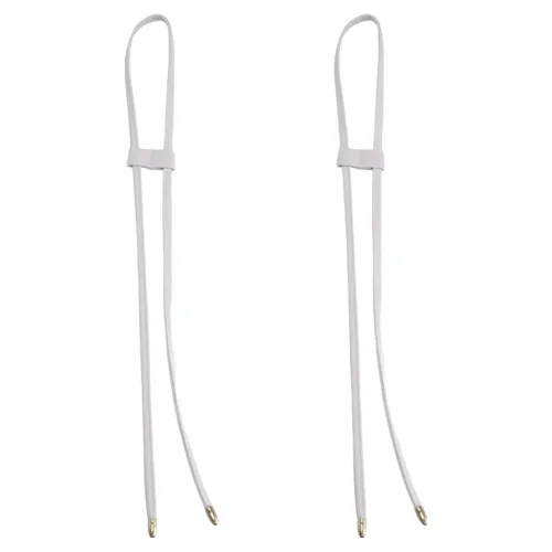 코히모 가방 리폼 DIY 복조리끈 버킷백 조임끈 5W0589, 화이트, 2개