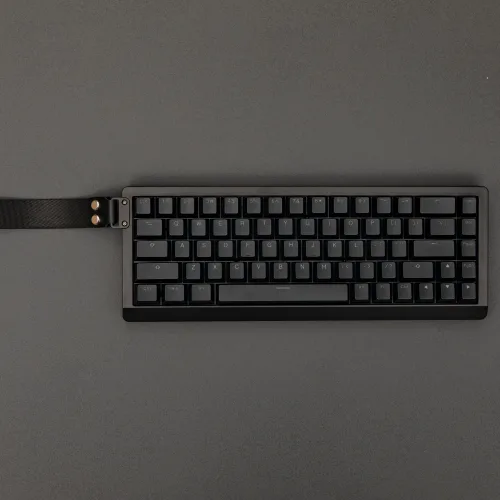 EPOMAKER HE68 Lite 8k 휴대용 래피드 트리거 자석축 게이밍 키보드, 블랙, Clear Magnetic Switch, 제조사축