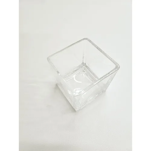 [캔들메이드]유리용기 사각 대 8X8, 1개