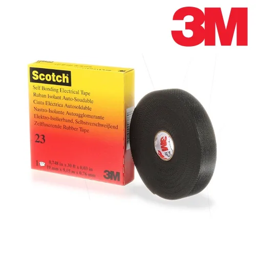 3M 전기테이프 23 고압 자기 융착 고무 스플라이싱 절연테이프 19mm x 9.1m, 1개, 1개
