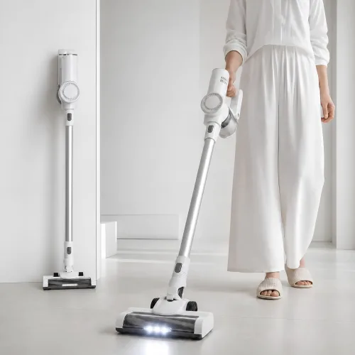 코나에코홈 BLDC 차이슨 무선청소기 CVC-500A 퓨어클린 저소음 강력흡입, 화이트, CVC-500A