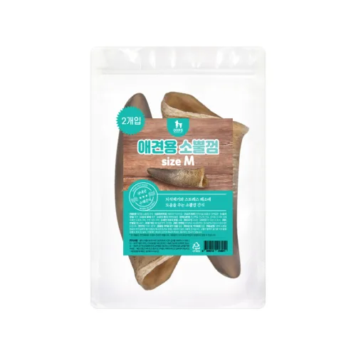 웁스 강아지 소뿔껌 M, 소뿔, 1.1kg, 1개