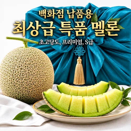 [명절특가] 백화점납품 초고당도 프리미엄 멜론