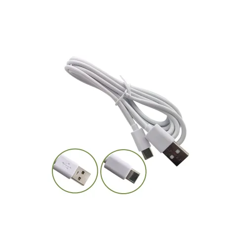 개발용 USB A to USB C 데이터 케이블 3M, 3개, 흰색