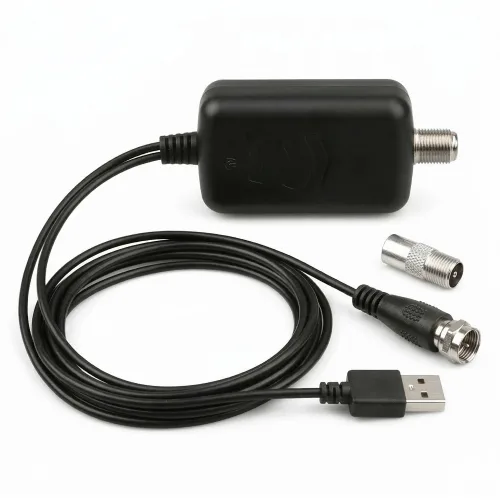 실내 TV 안테나 신호 증폭기 USB HDTV 수신 부스터 케이블, 1개, 단일상품