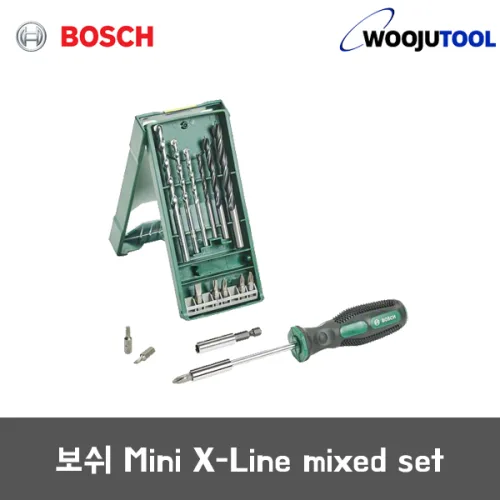 보쉬 Mini X-Line mixed Set 스크류드라이버 비트세트, 1개