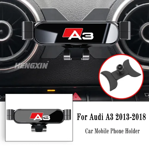 아우디 A3 S3 8V 2014-2025용 차량용 휴대폰 거치대, 에어벤트 마운트 스탠드, GPS 중력 내비게이션 브래킷
