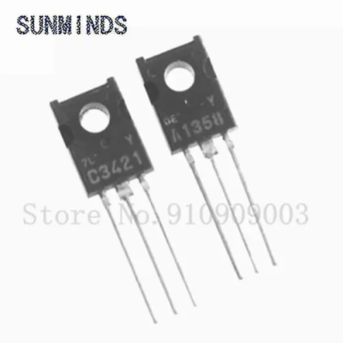 10 개 2SA1358 2SC3421 5 개  A1358 + 5 개  C3421 2SA1358-Y 2SC3421-Y TO-126 뉴 오리지널