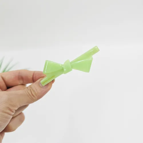 시크몽 프랑스핀 프렌치 캔디 시럽 리본 7.8cm 클립 옆집게 바레트핀
