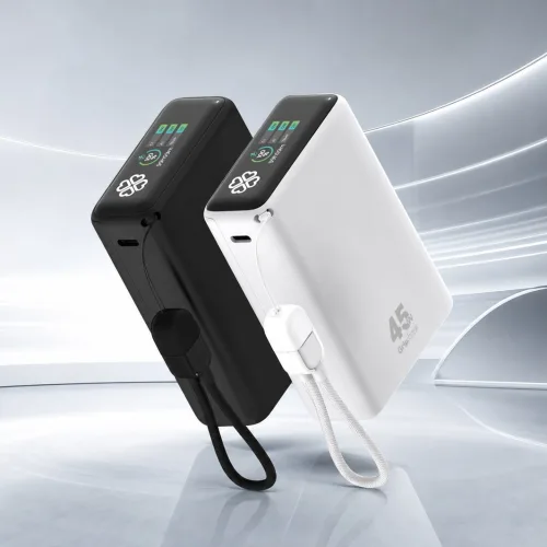 45W PPS 보조배터리 대용량 20000mAh 초고속 충전 클로미 프라임, 블랙, GB-PB20K-45W