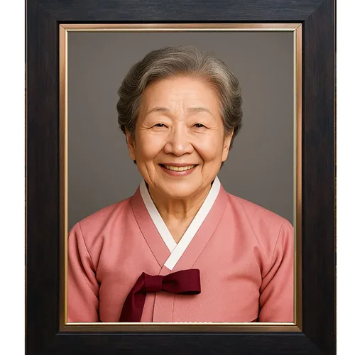 영정사진 장례식사진 액자제작, 1개, 클래식액자